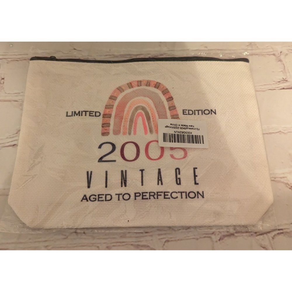 2005 bag Zipper Vintage Aged to Perfection Birthday